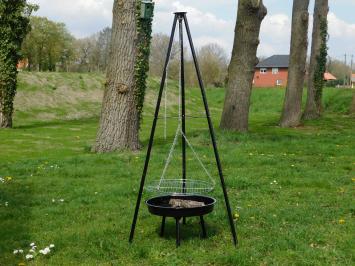 BBQ - fire bowl with tripod - including grid