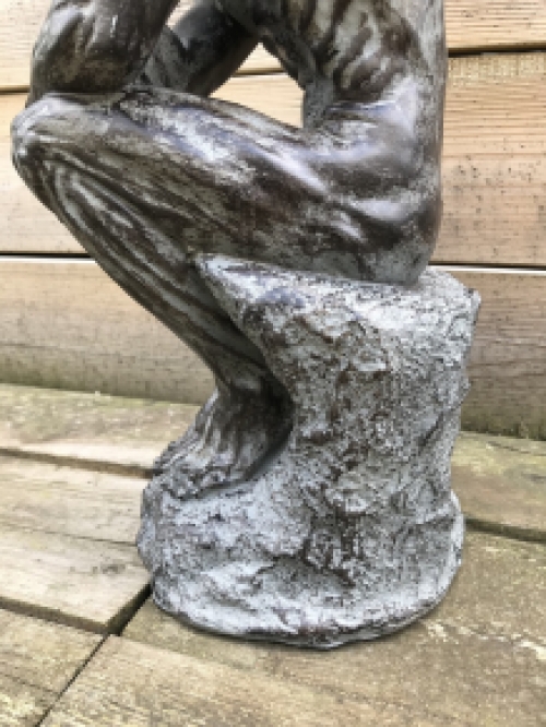 Beautiful statue of the thinker ''THE THINKER'', polystone statue