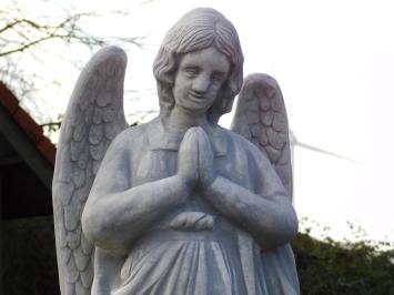 Statue Praying Angel - 100 cm - Stone