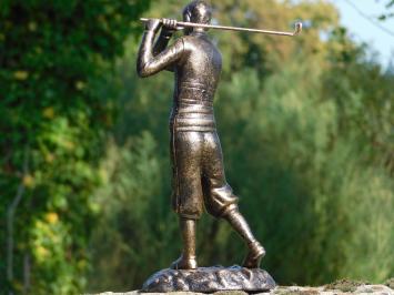 Statue of a Golfer - Full Cast Iron