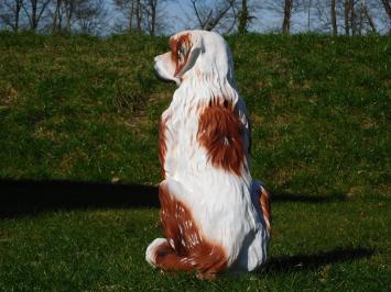 Statue Dog - 76 cm -Polystone - in Colour