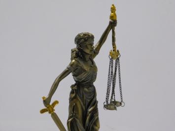 Statue Justice - Bronze-look - Polystone