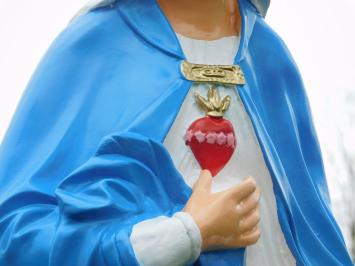 Statue of Mary - 110 cm - Polystone in Colour