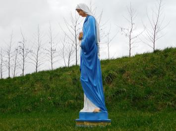 Statue of Mary - 110 cm - Polystone in Colour