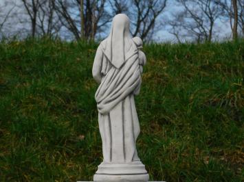 Statue Maria mit Kind - 42 cm - Stein