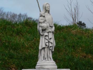 Statue Maria mit Kind - 42 cm - Stein