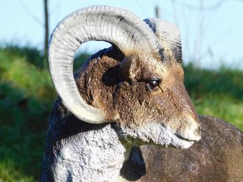 Statue Ram in Colour - 65 cm - Polystone