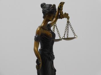 One-off: Statue of Lady Justice - 45 cm - Sculpture