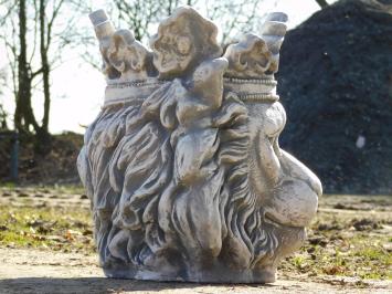 Flower pot Lion - 40 cm - Stone