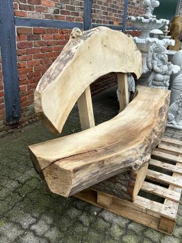 Large tree trunk bench, robust from thick tree trunks, amazingly beautiful!!!