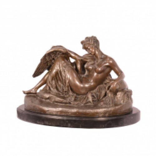 A bronze statue/sculpture of ''LEDA AND THE SWAN''