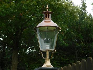 Outdoor Lamp on Foot - 90 cm - Brass and Copper