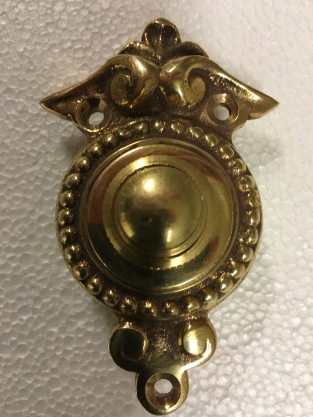 Classic doorbell - polished brass