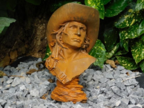 Special statue of a Cowboy, cast iron, very detailed!