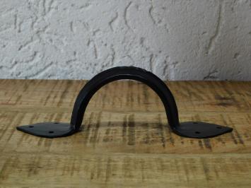 Door handle - black - wrought iron