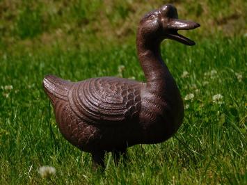 Statue Duck - Cast iron - Brown