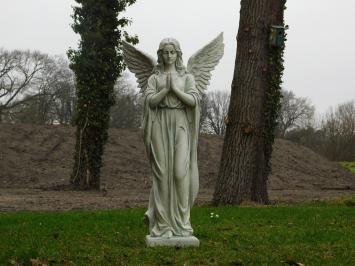 Large praying Angel - hand painted - polystone