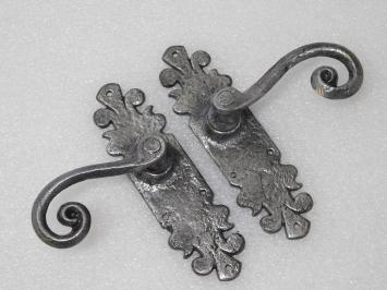 Exclusive Set Door Hardware - Lion XL - Wrought Iron