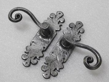 Exclusive Set Door Hardware - Lion XL - Wrought Iron