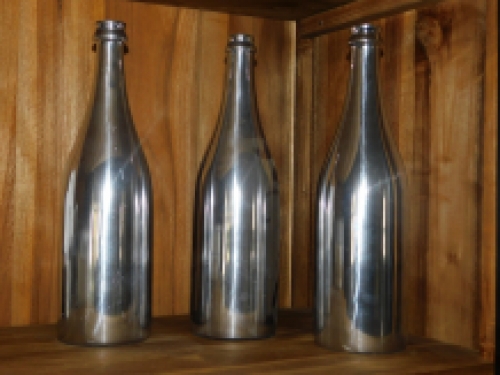 Luxuriöse stilvolle Flasche - Dekoration für Blumen/Zweige - Aluminium