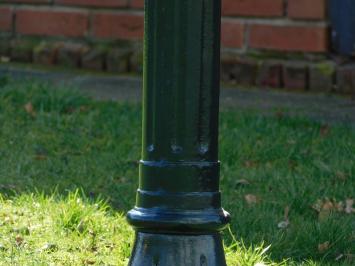 Standing fountain with brass tap - dark green - aluminium