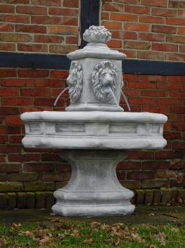 Fountain Lion XL - 125 cm - Stone