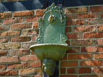 Large Wall Fountain - 75 cm - Cast iron - Green with Brown