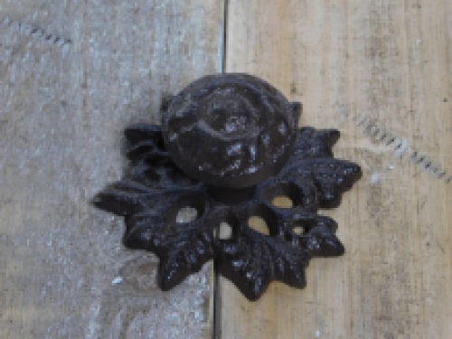 Door knob - Knob cast iron, maple black