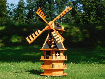 Windmill with Shelves - 135 cm - Impregnated Wood - 