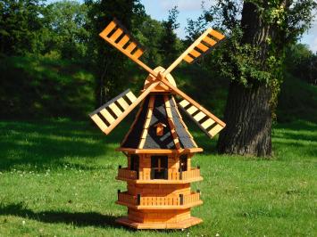 Windmill with Shelves - 135 cm - Impregnated Wood - 