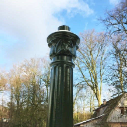 Straatlantaarns - tuinverlichting mastlichten landelijke lampen - H.241 cm