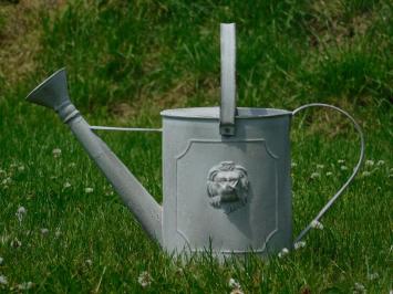 Garden Watering Can with Lion's Head - Aged Metal - 4.5 L