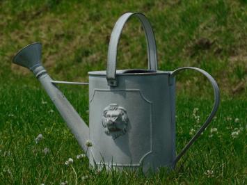 Garden Watering Can with Lion's Head - Aged Metal - 4.5 L