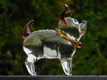 Glass Statue of Dog - 22 cm