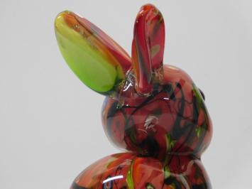 Glass Statue of Rabbit - 19 cm