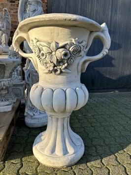 Impressive Garden Vase with Ears - Flower pot - Stone - Garden decoration