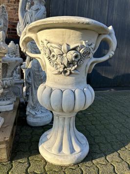 Impressive Garden Vase with Ears - Flower pot - Stone - Garden decoration