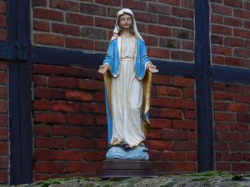 Statue der Heiligen Maria - Polystone - in Farbe