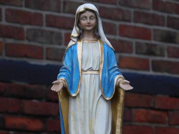 Beeld Heilige Maria - polystone - in kleur