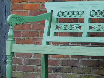 Wooden Garden Bench - 150 cm - Vintage Green