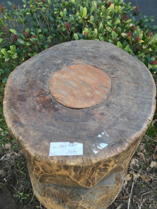 Indonesian wooden stool