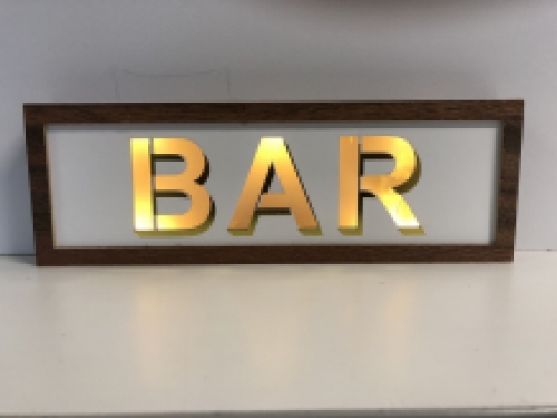 LED-teken neon, voor in een restaurant, 