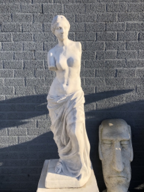 Beautiful stone statue of venus of Milo, a well-known and beautiful statue.