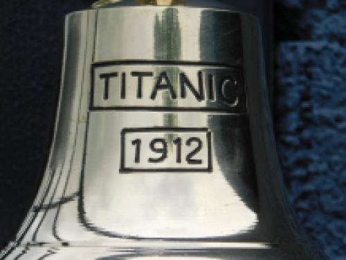 Glocke ''Titanic 1912'' mit Seil, Messing -