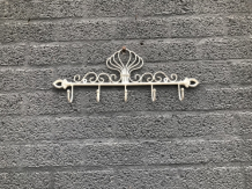 Wall coat rack, iron