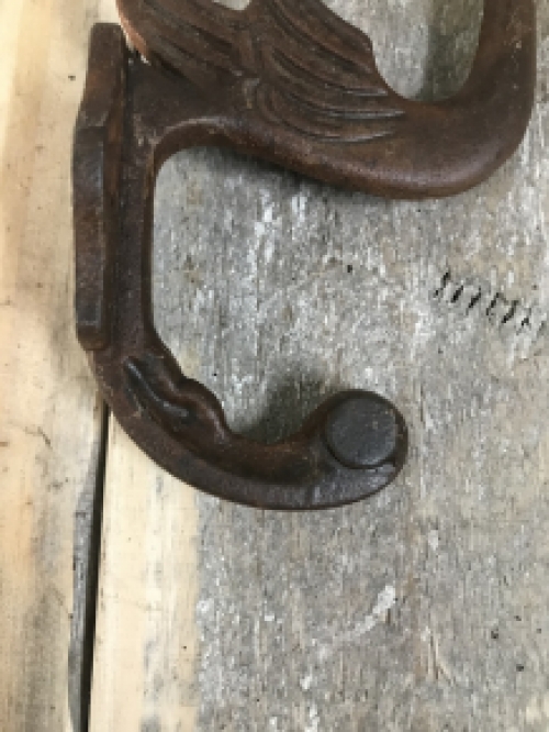 Antique hanger for clothes - wall coat hook, antique coat rack