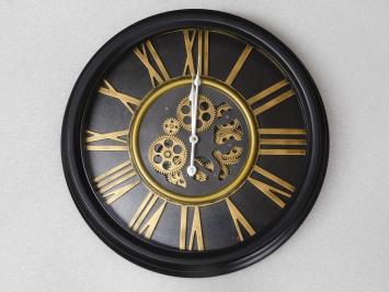 Clock with Roman Numerals - 53 cm - Round - Metal