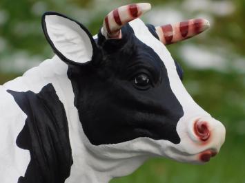 Cow with Horns - M - Polystone - Detailed