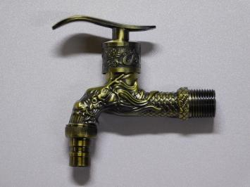 Ornamental Water Tap - Brass - Rosette included