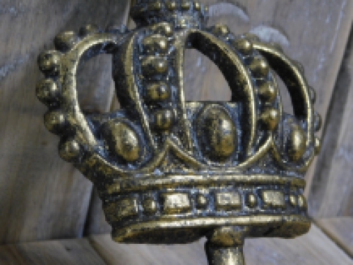 Hook with crown - ''King's hook'' - brass